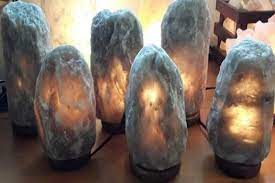 Grey Salt Lamp