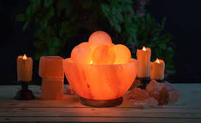 Himalayan Fire Bowl Salt Lamp