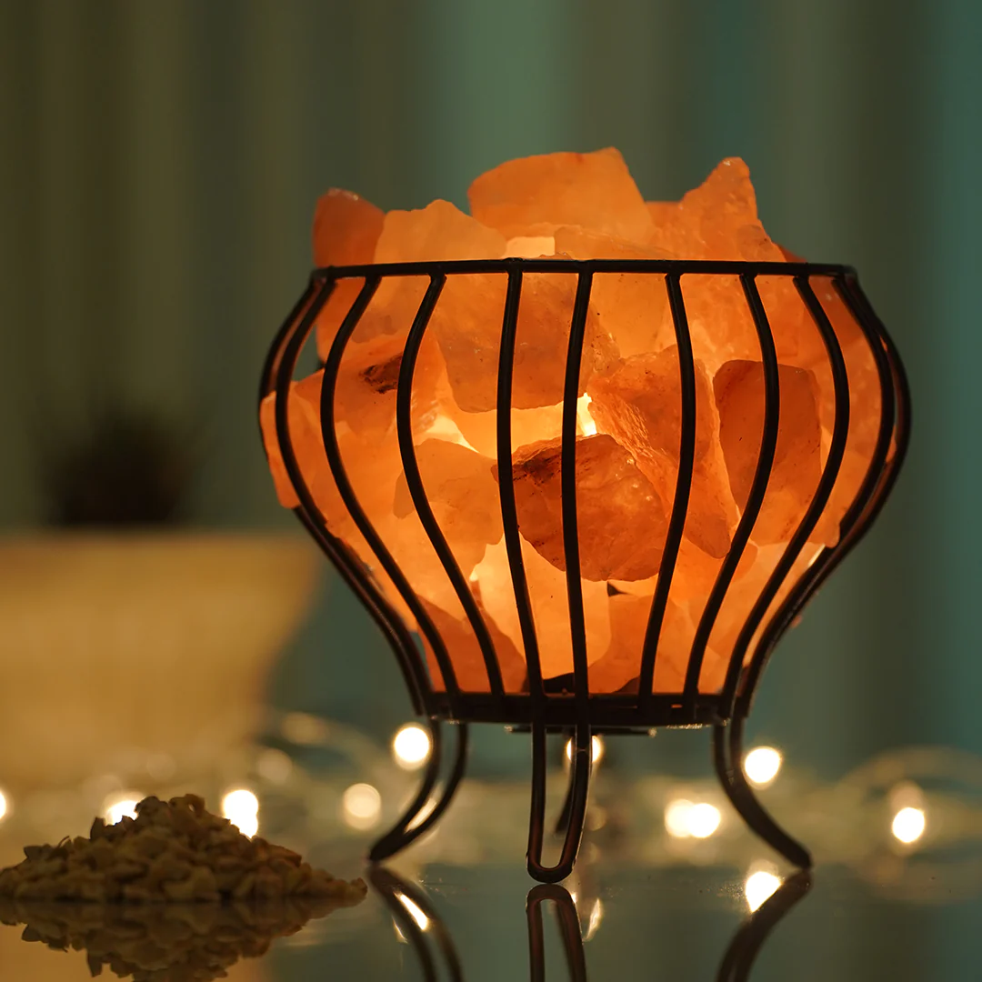 Himalayan Iron Basket Lamp